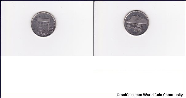 1 GULDEN COIN 1986 NETHERLAND