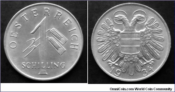 Austria 1 schilling.
1934