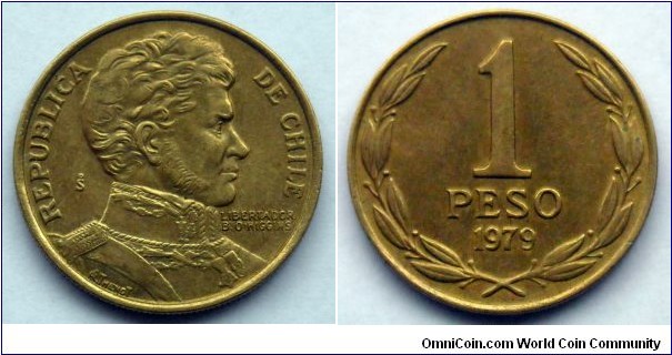 Chile 1 peso.
1979