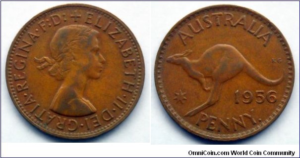 Australia 1 penny.
1956, Perth Mint