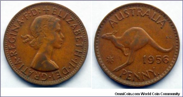 Australia 1 penny.
1956, Perth Mint