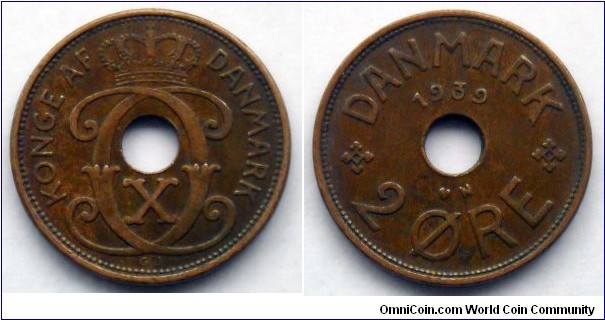 Denmark 2 ore.
1939