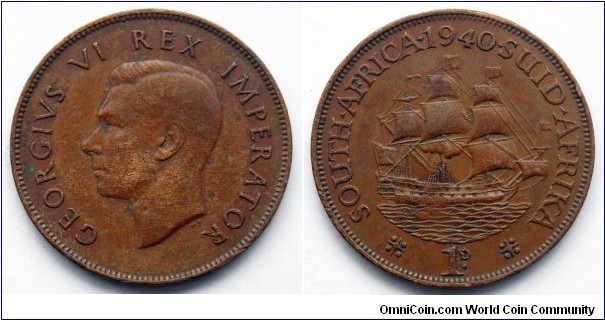 South Africa 1 penny.
1940