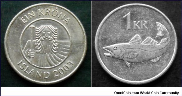 Iceland 1 króna.
2003 (III)