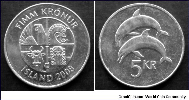 Iceland 5 krónur.
2008 (III)