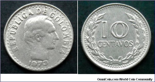 Colombia 10 centavos.
1973