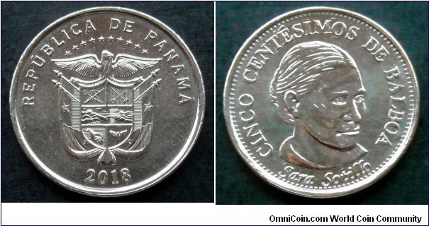 Panama 5 centesimos.
2018