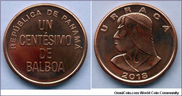 Panama 1 centesimo.
2018