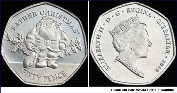 50p Father Christmas 