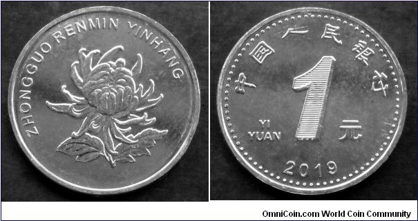 China 1 yuan.
2019