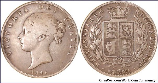 Victoria .925 Silver Half Crown