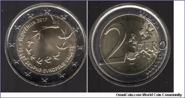 2 Euros 10th Anniversary of the Euros Introduction