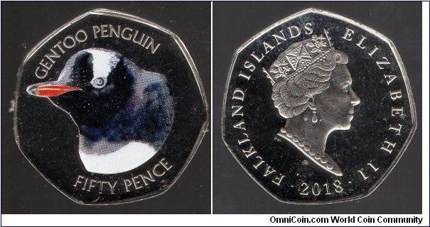  50p Gentoo Penguin