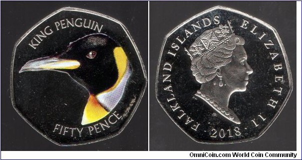 50p King Penguin