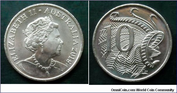 Australia 10 cents.
2019, 6th portrait.