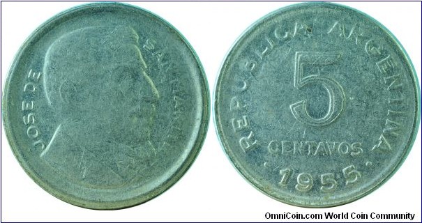 Argentina5Centavos-km50-1955