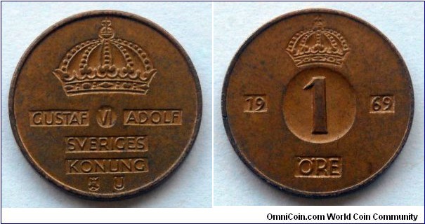 Sweden 1 ore.
1969 (III)