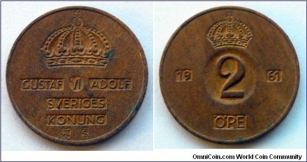 Sweden 2 ore.
1961