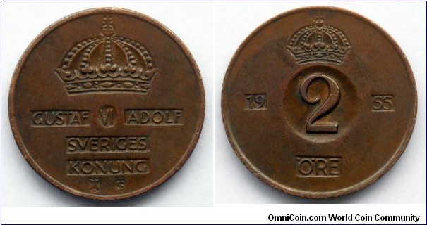 Sweden 2 ore.
1955