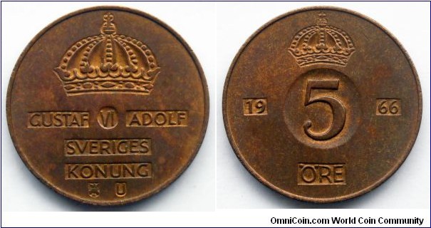 Sweden 5 ore.
1966