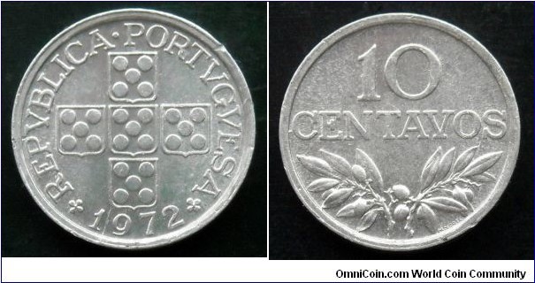 Portugal 10 centavos.
1972