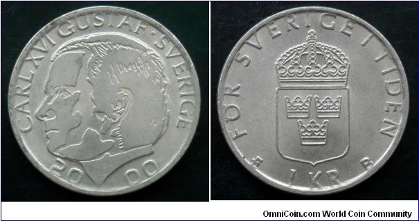 Sweden 1 krona.
2000 (II)