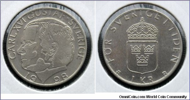 Sweden 1 krona.
1998 (II)