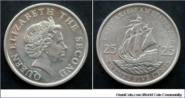 East Caribbean States 
25 cents. 2010