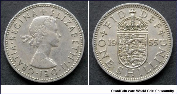 1 shilling. 1955 (II)