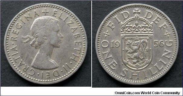 1 shilling. 1956 (II)