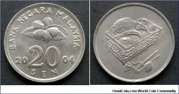 Malaysia 20 sen.
2004