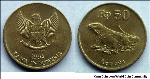 Indonesia 50 rupiah.
1994 (II)