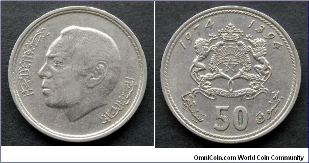 Morocco 50 santimat.
1974