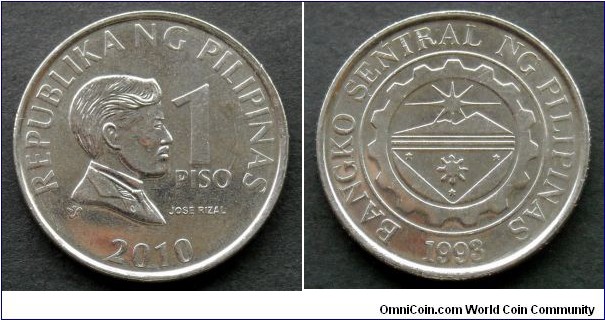 Philippines 1 piso.
2010