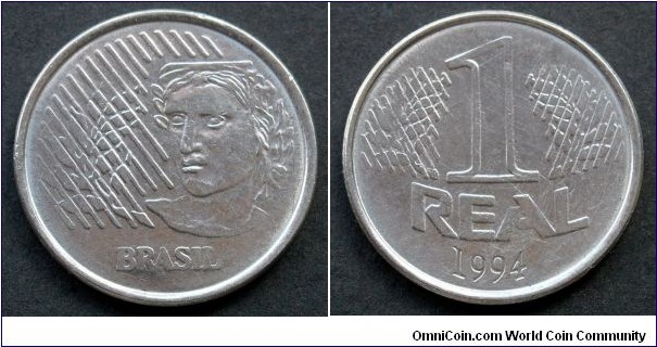 Brazil 1 real.
1994