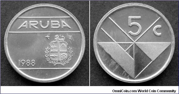 Aruba 5 cents.
1988 (II)