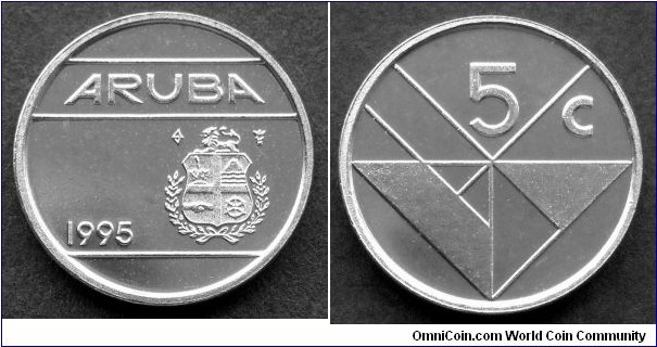 Aruba 5 cents.
1995