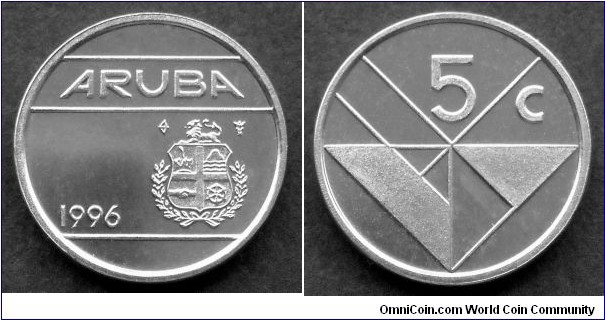 Aruba 5 cents.
1996