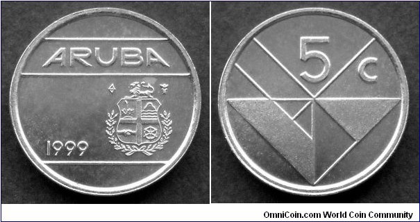 Aruba 5 cents.
1999