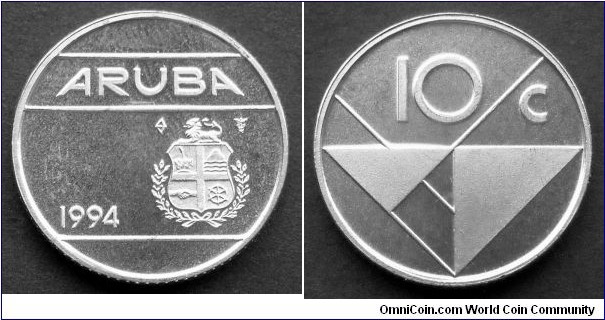 Aruba 10 cents.
1994