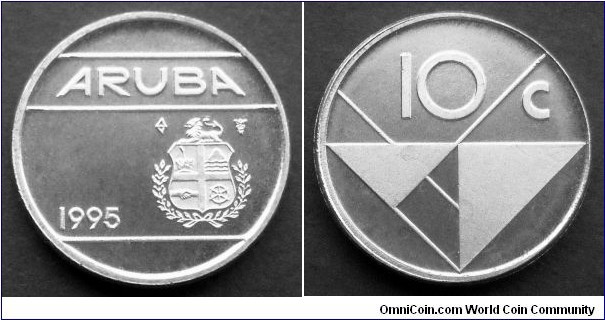 Aruba 10 cents.
1995