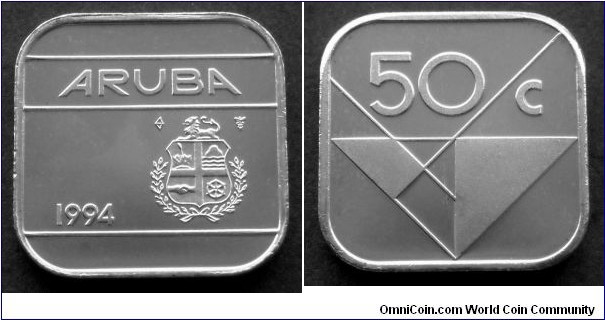Aruba 50 cents.
1994