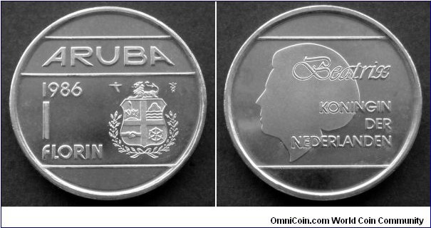 Aruba 1 florin.
1986