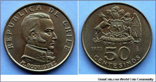 Chile 50 centesimos.
1971