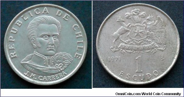 Chile 1 escudo.
1971 (II)