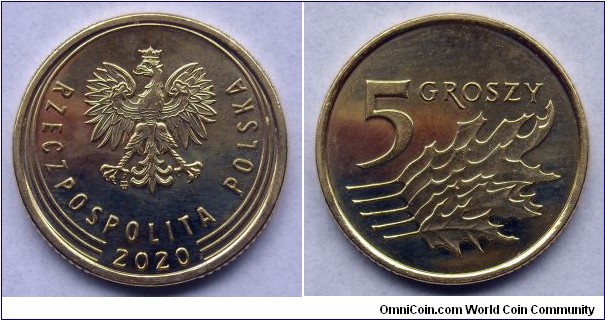 Poland 5 groszy.
2020