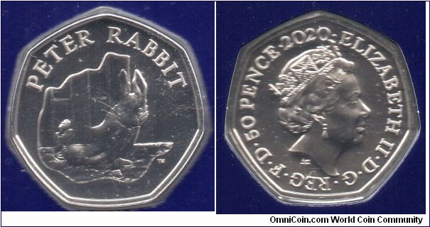 50p. The Tales of Beatrix Potter-Peter Rabbit