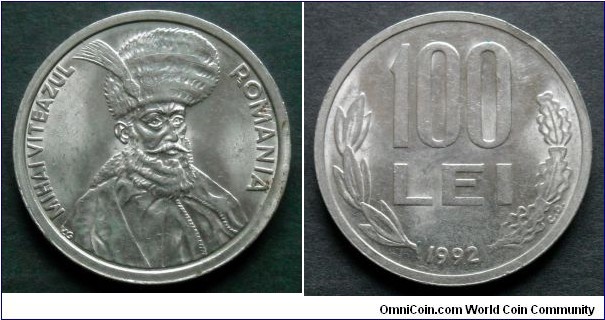 Romania 100 lei.
1992 (II)
