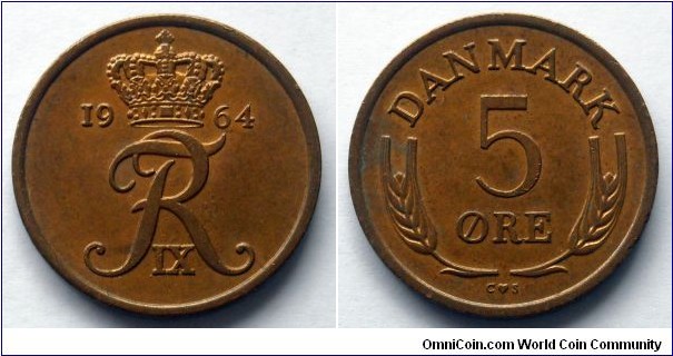 Denmark 5 ore.
1964 (II)