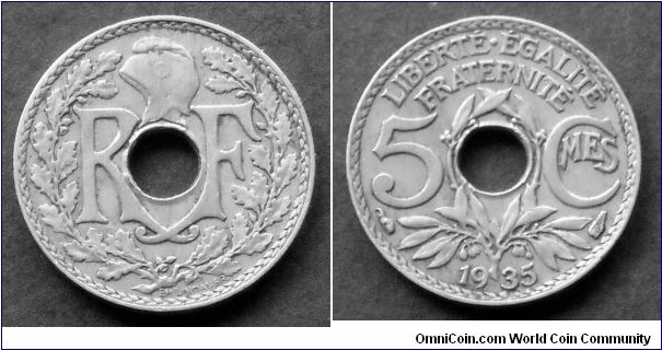 France 5 centimes.
1935